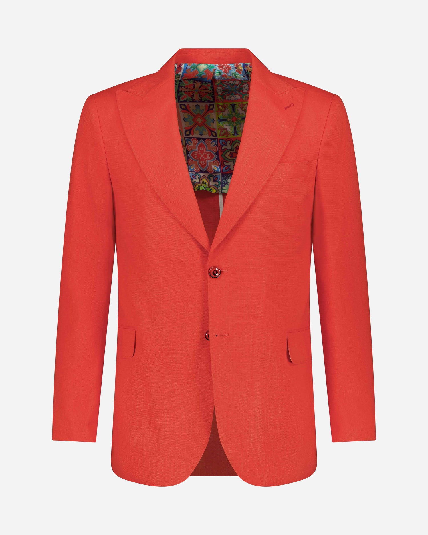 The Etreta Linen Jacket - Orange - Luxury Event Jackets