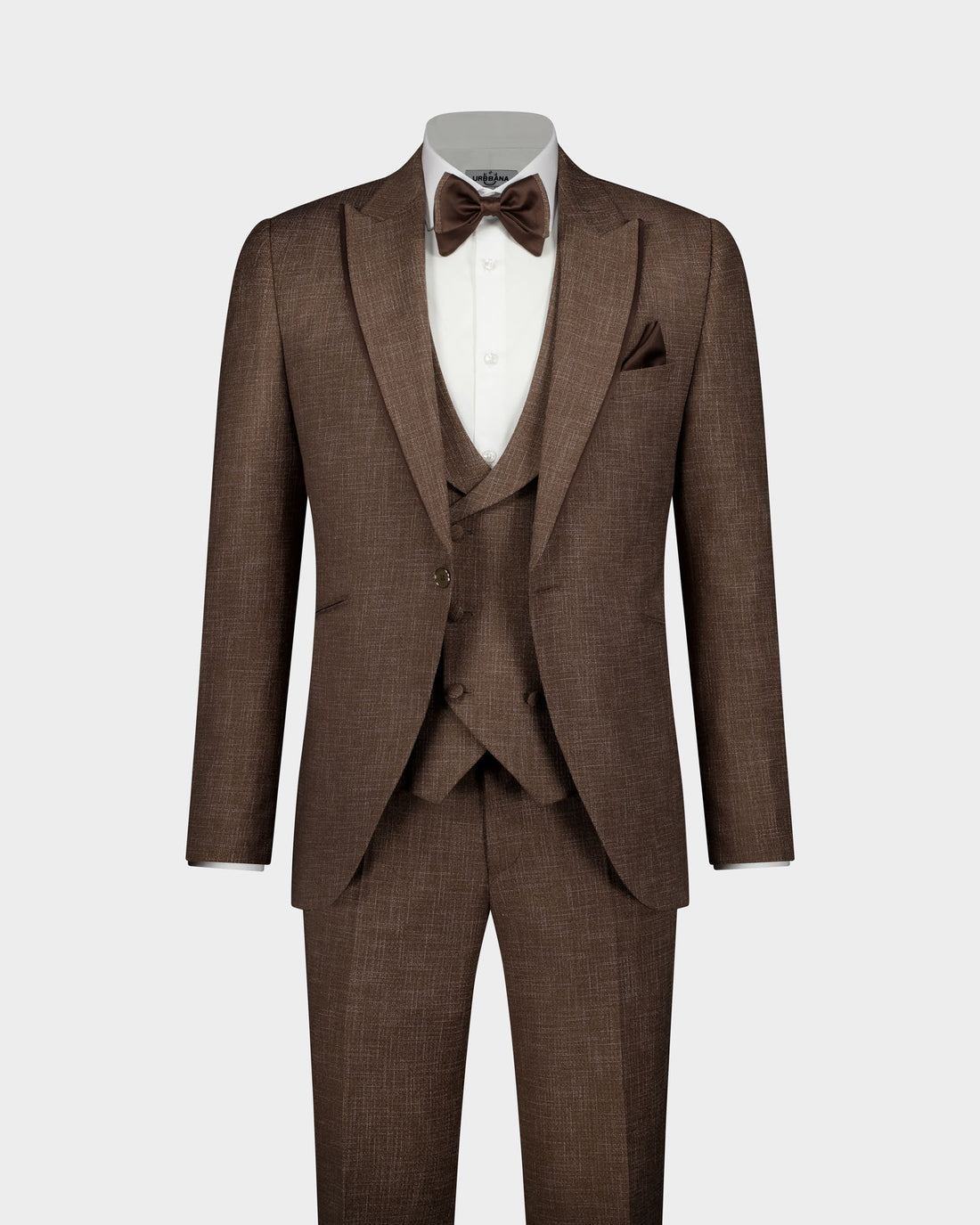 The Alkonost Brown Ceremonial 3pc Suit- Brown
