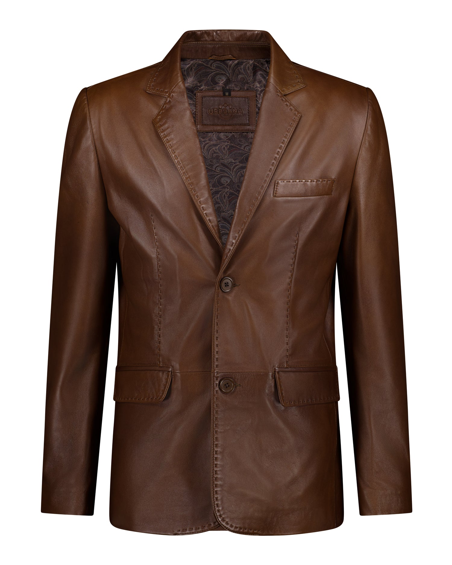 De Niro - Brown Leather Blazer - Premium Suede Jacket for Men