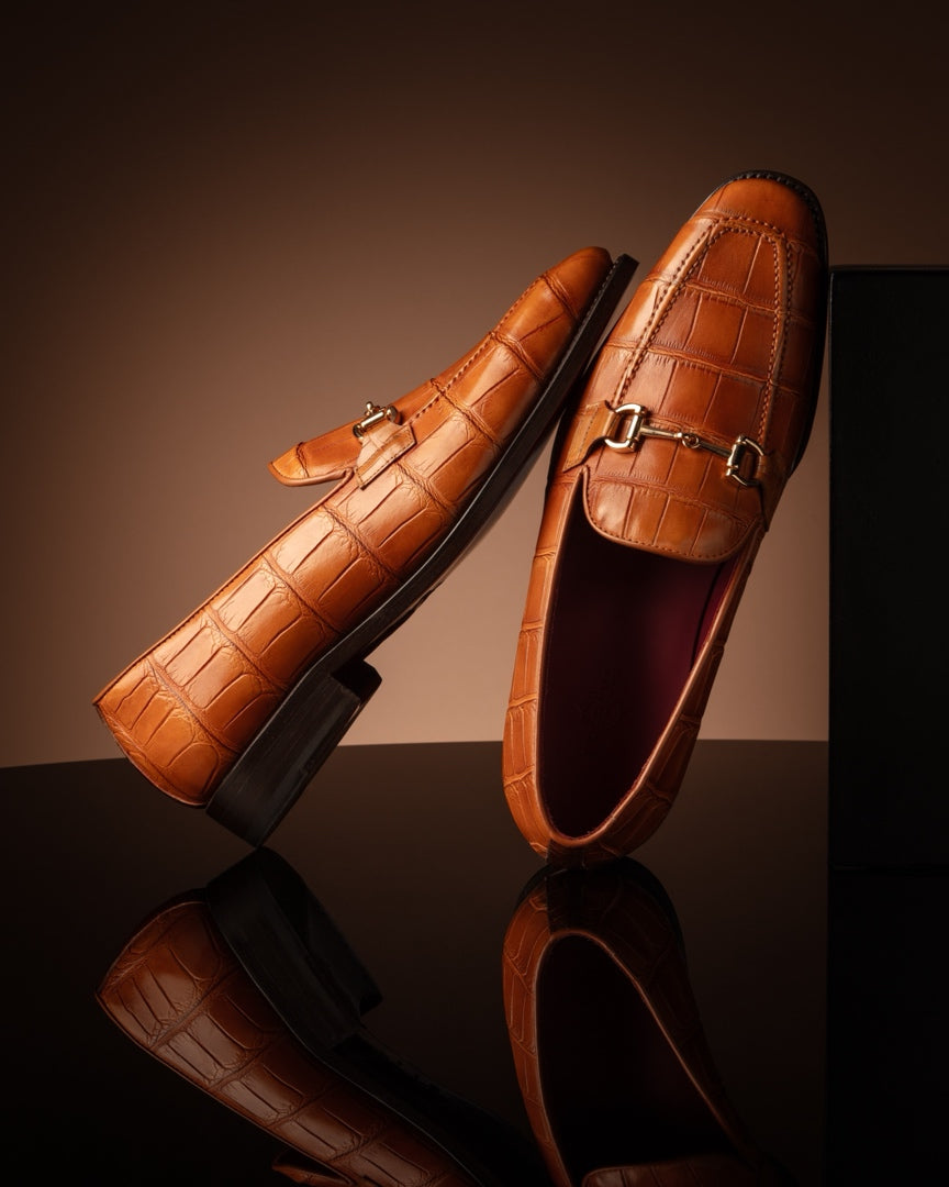 Alligator - Horsebit Loafer - Loafers by Urbbana