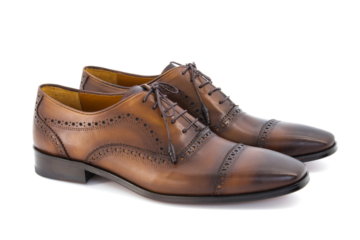 Fraser Brogue Dress Shoes -High-End Handmade  Shoes by Urbbana