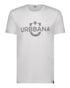 Fine Cotton URBBANA T-shirt with 3D Rubber Embossing - White - t-shirt by Urbbana