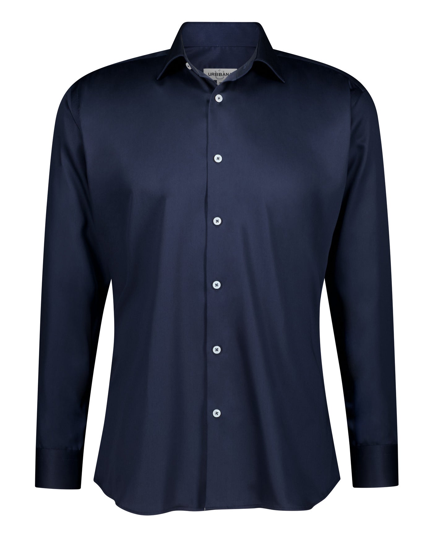 Remy Shirt Non Iron - Navy - Luxury URBBANA Shirts