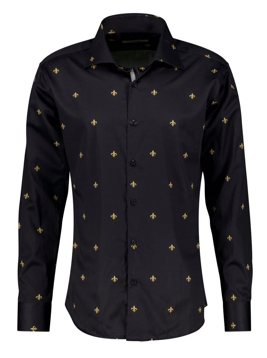 Fleur De Lis Shirt - Black