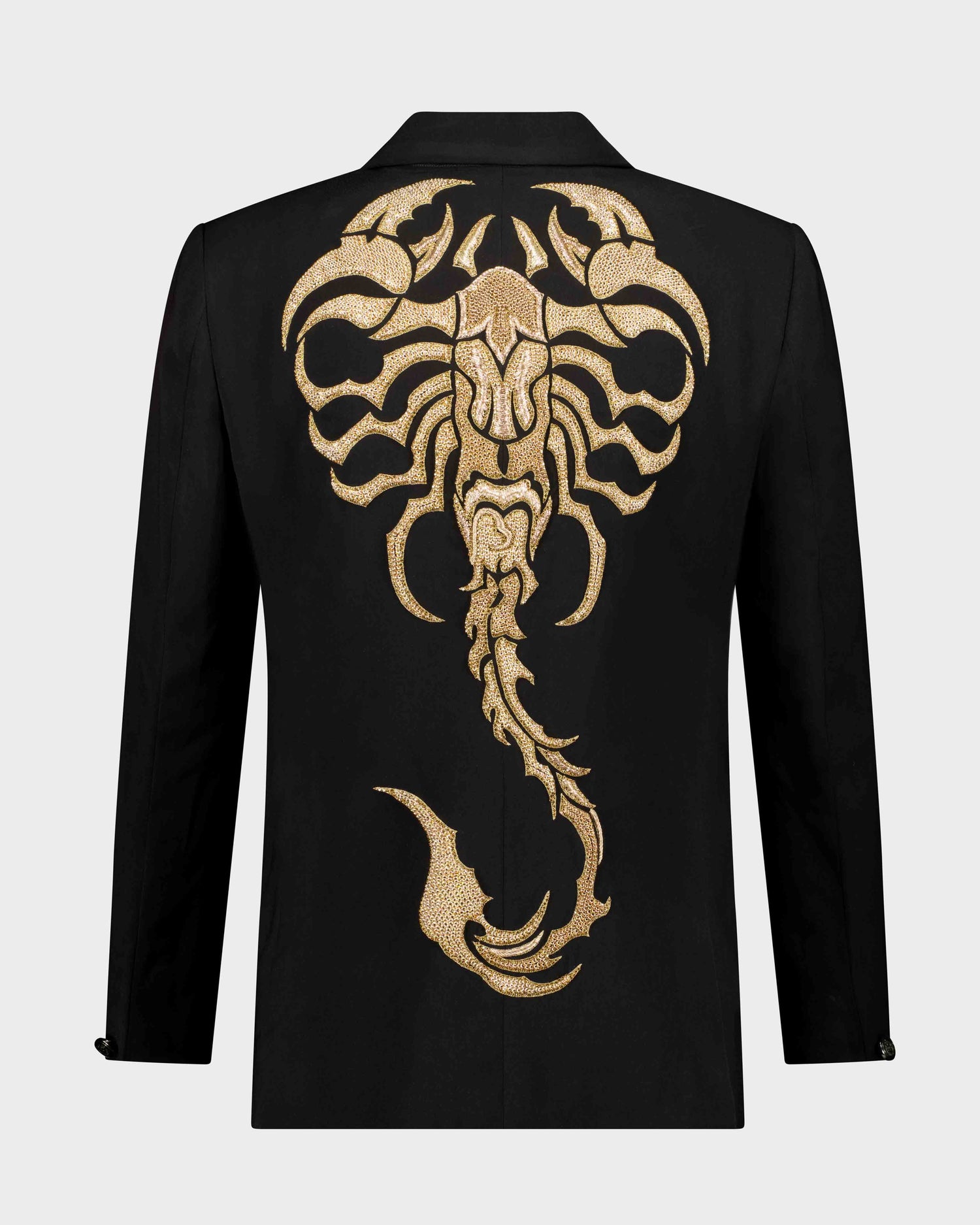 Scorpion Jacket - Black &amp; Gold - Luxury Event Jackets