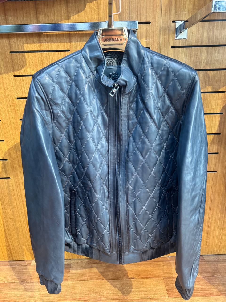 Lam Leather Jacket- URBBANA