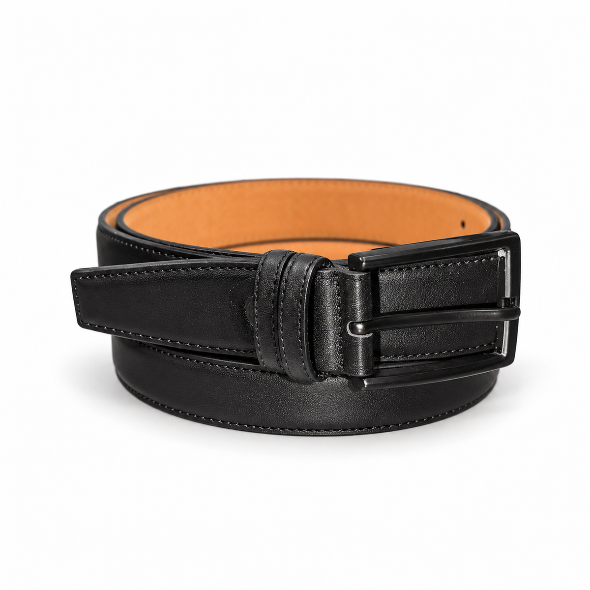 Plain Black Belt — studio product view