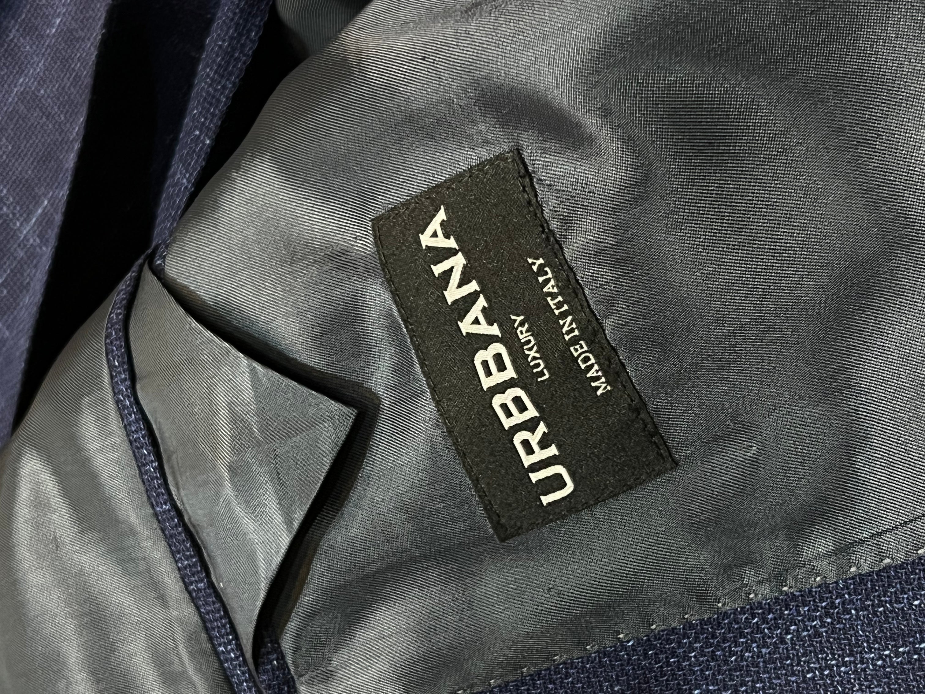 Ceaser Loro Piana Linen Cloth Suit - Navy - Made In Italy - Suit by Urbbana