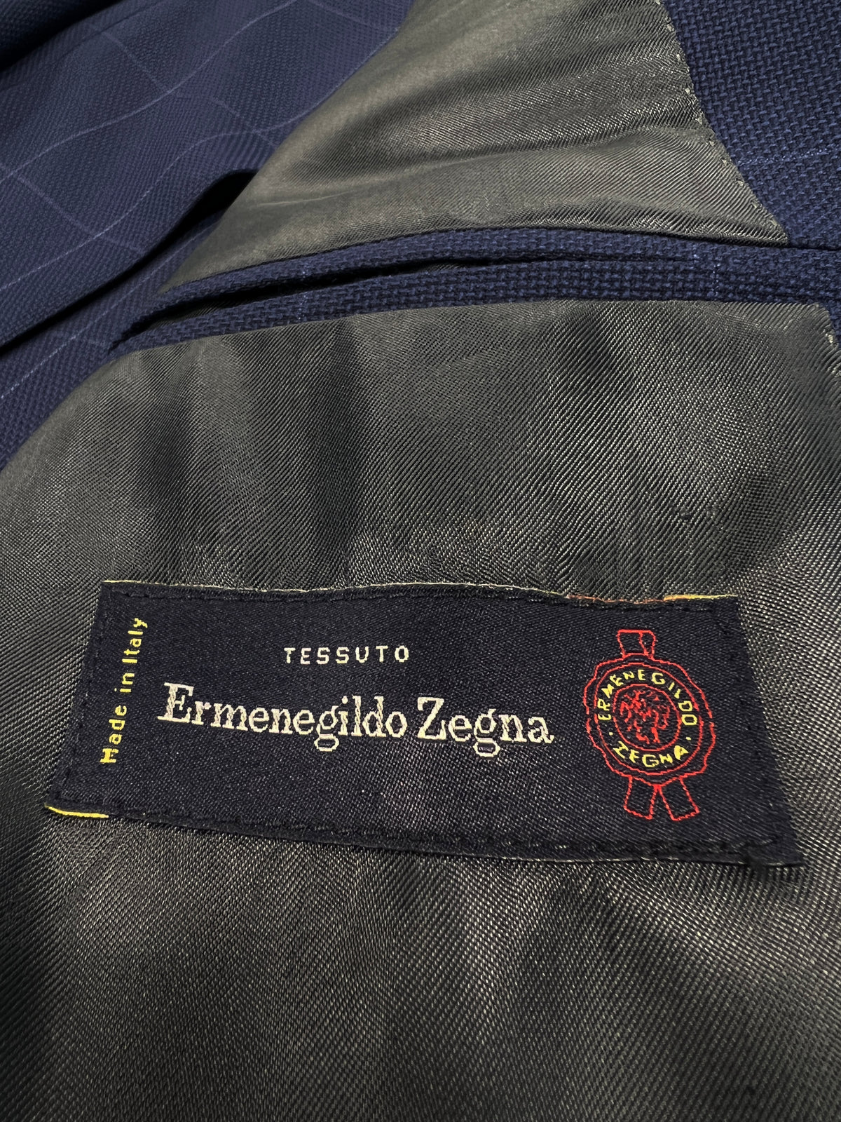 URBBANA Emilio navy Zegna-cloth suit.