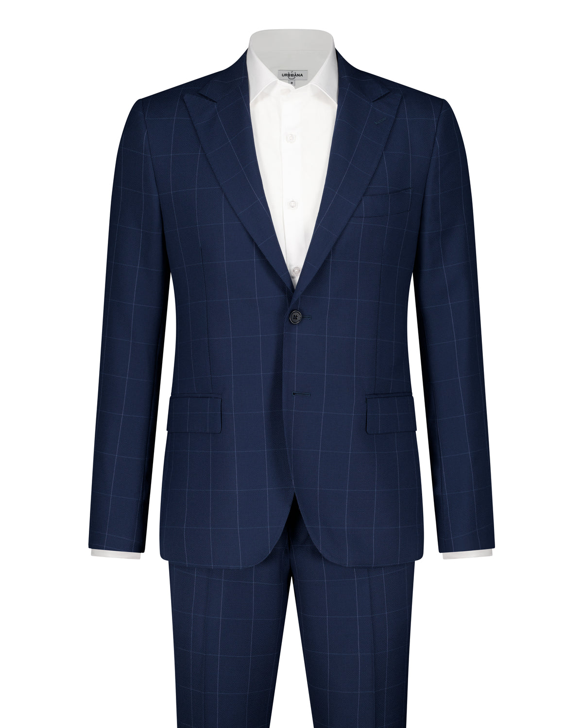 URBBANA Emilio navy Zegna-cloth suit.