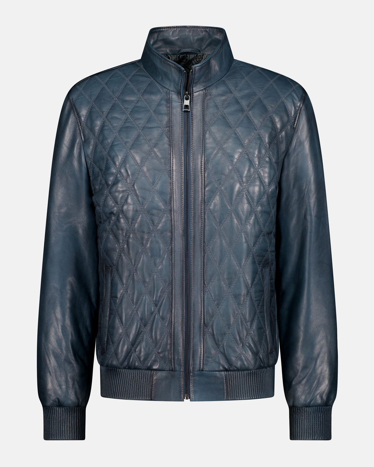 URBBANA lambskin leather jacket.