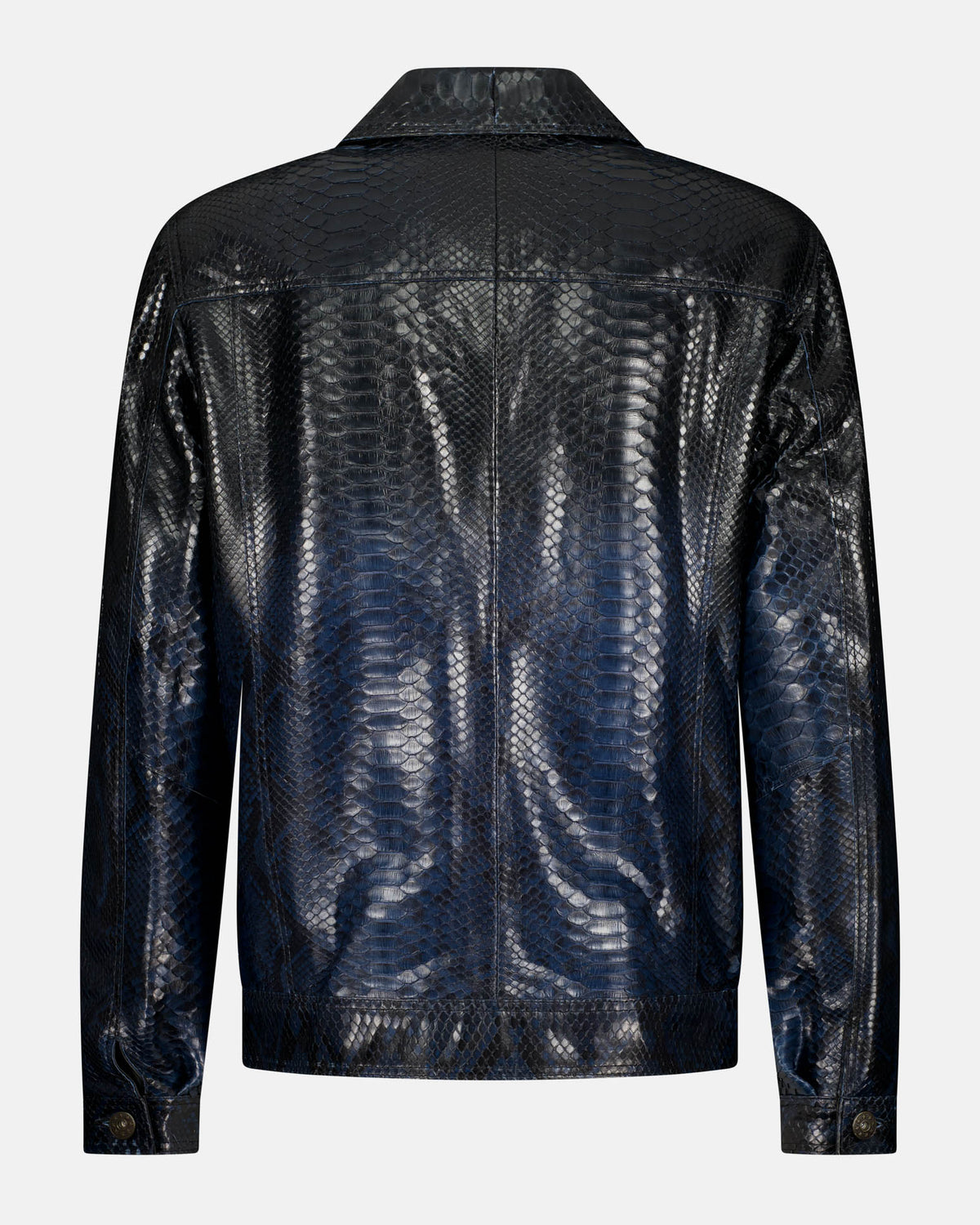URBBANA python leather jacket.