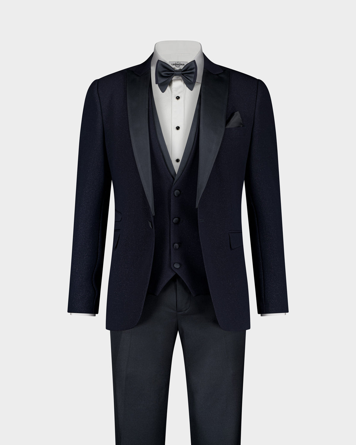 URBBANA suit collection photograph.