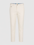 Tamborine white slim-fit chinos shown from the front.