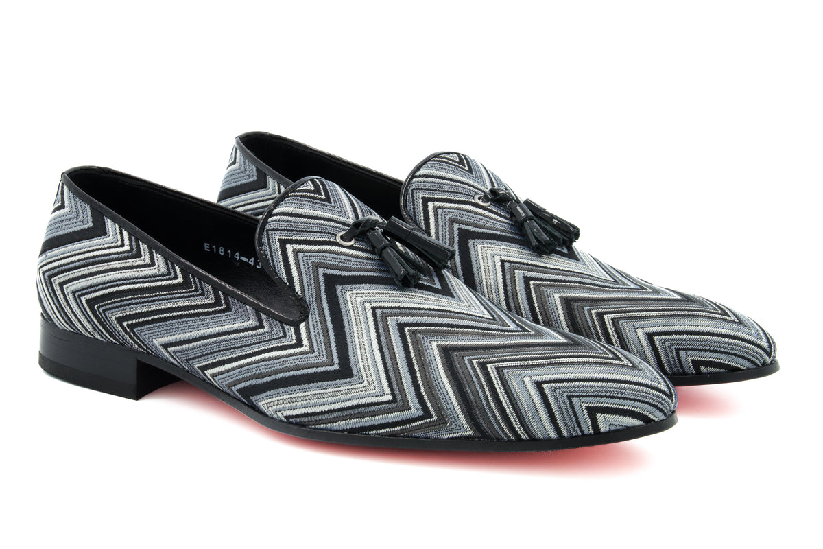 URBBANA Zig Zag handmade loafers.