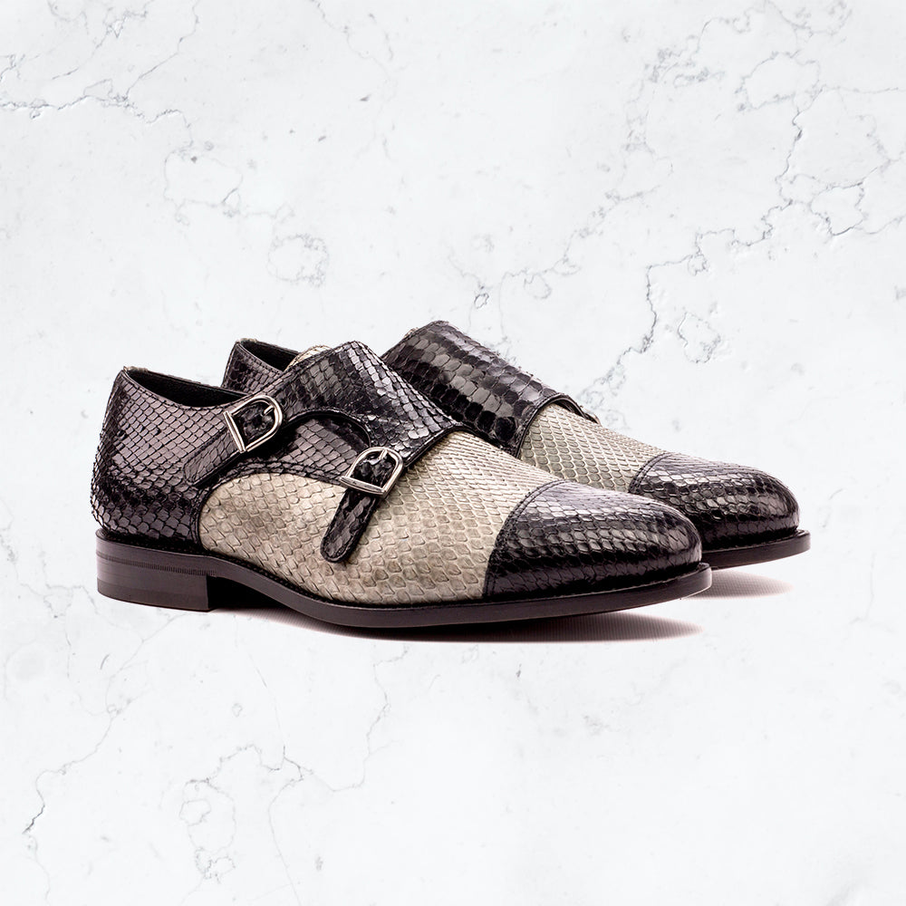 Genuine Python Double Monk - Dress III - Classic Design by Urbbana