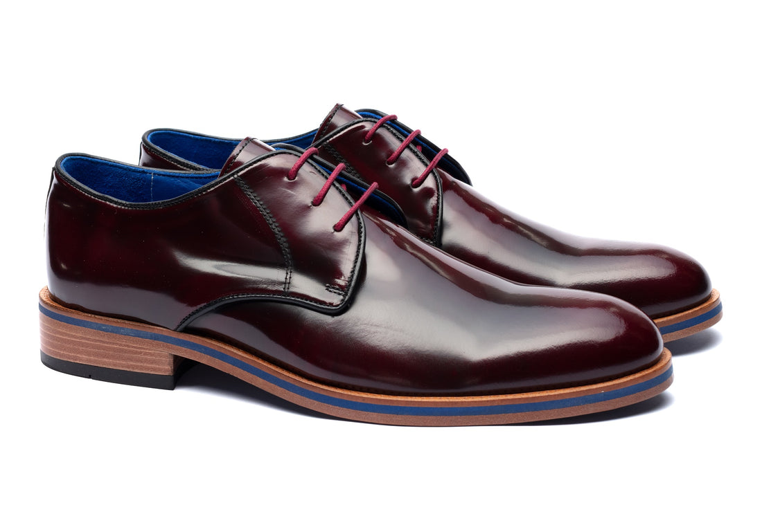 The Wellington Shoes - Burgundy - Shoes by Urbbana