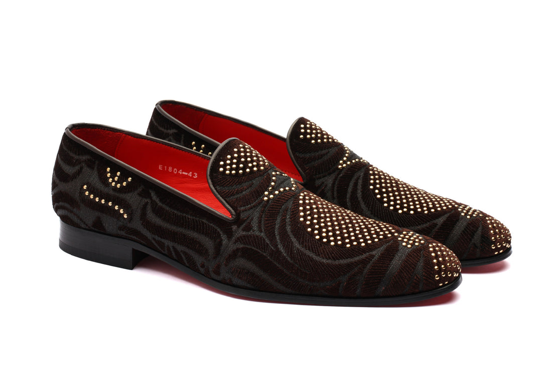 The Tuvan Diamond Loafers - Brown - Loafers by Urbbana