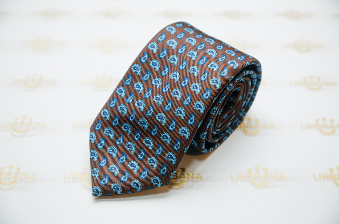 The Mikel Silk Tie - Made in Italy - URBBANA Handmade Luxury Silk Ties