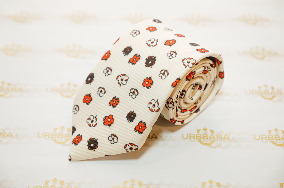 The Yuri Silk Tie - Made in Italy - URBBANA Handmade Luxury Silk Ties