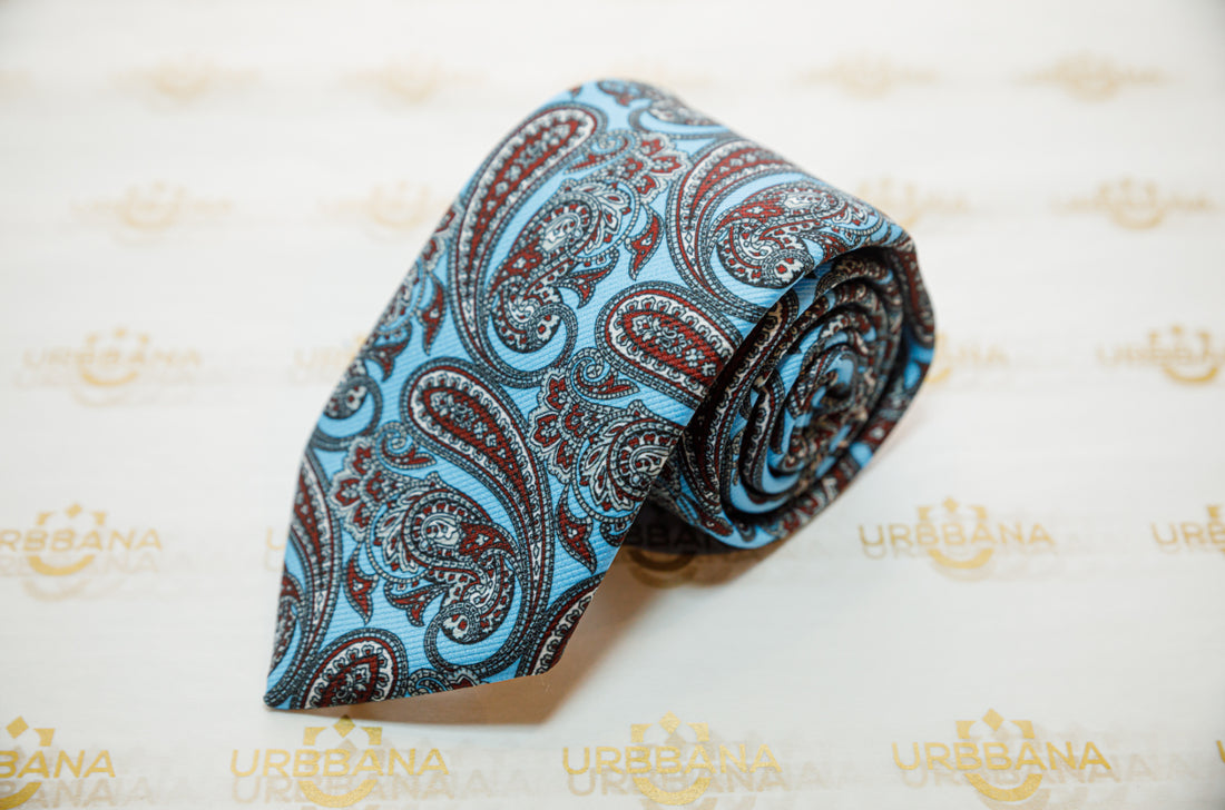 The Lisandro Silk Tie - Made in Italy - URBBANA Handmade Luxury Silk Ties