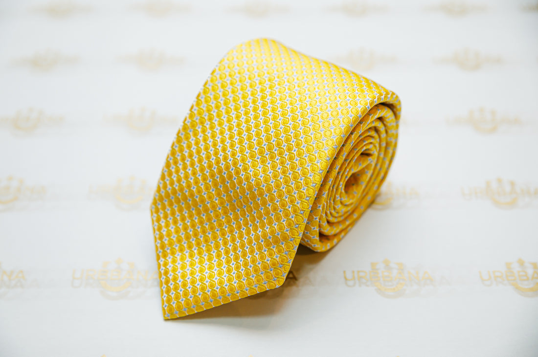 The Cuadro Silk Tie - Made in Italy - URBBANA Handmade Luxury Silk Ties