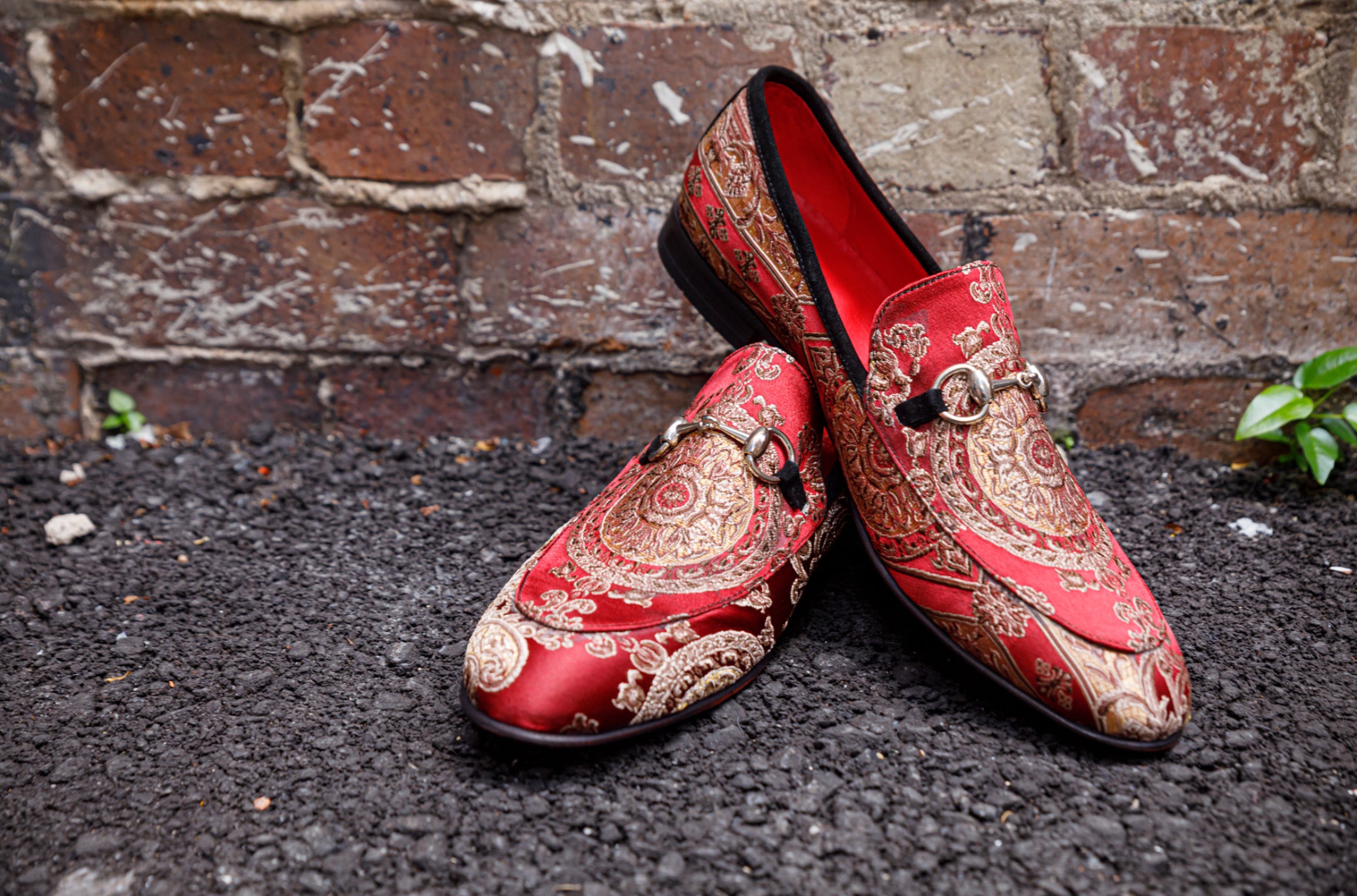 The Baroque Loafers - Red - Loafers by Urbbana