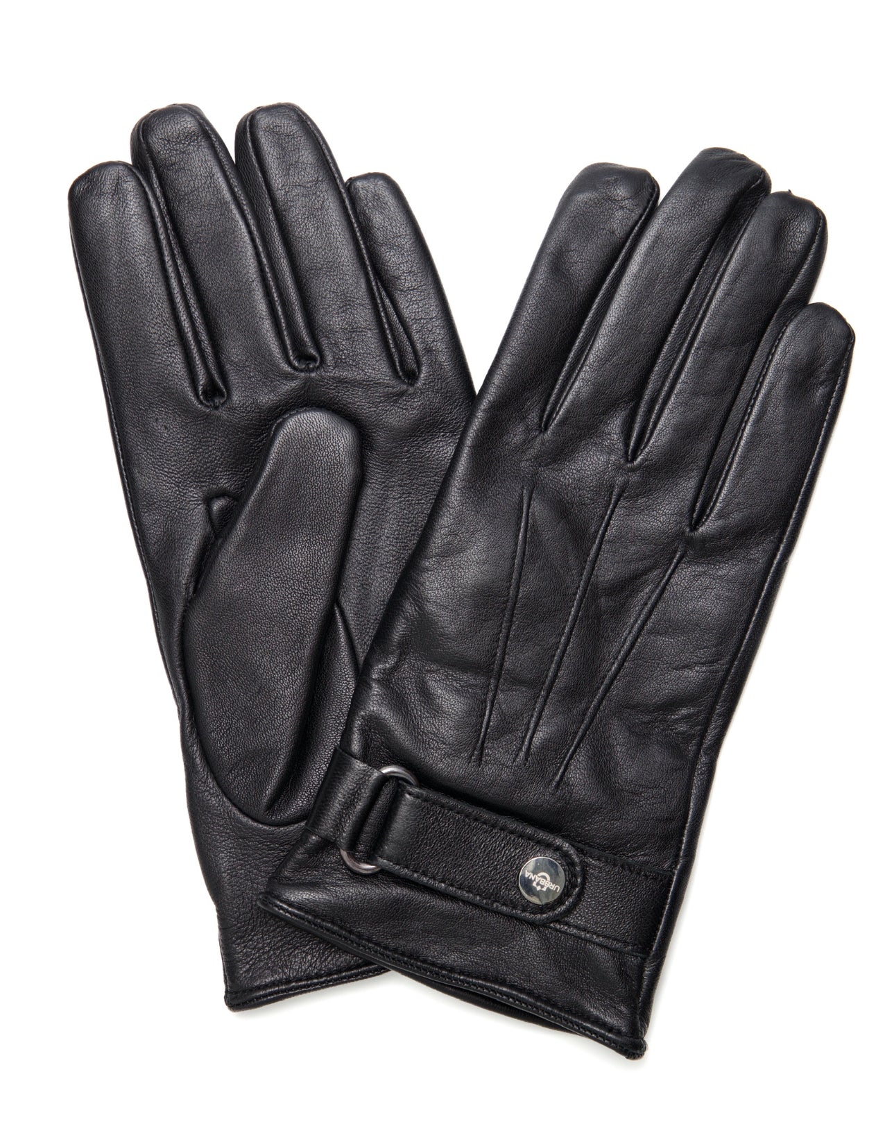 Lambskin Leather Gloves - Black Classic - URBBANA Luxury Gloves Collection