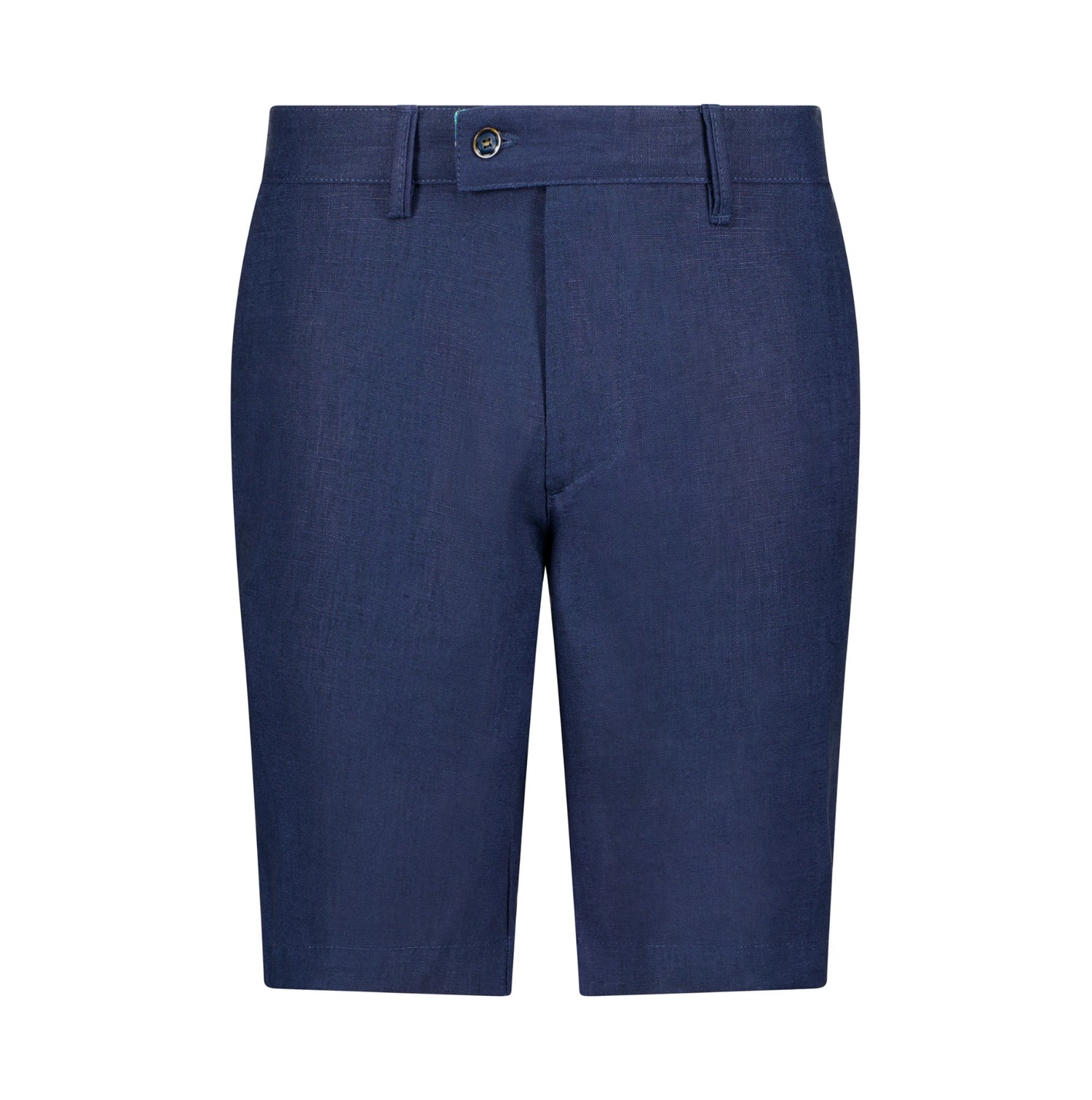 The Dante Linen Shorts - Navy - URBBANA Luxury Handmade Linen Shorts