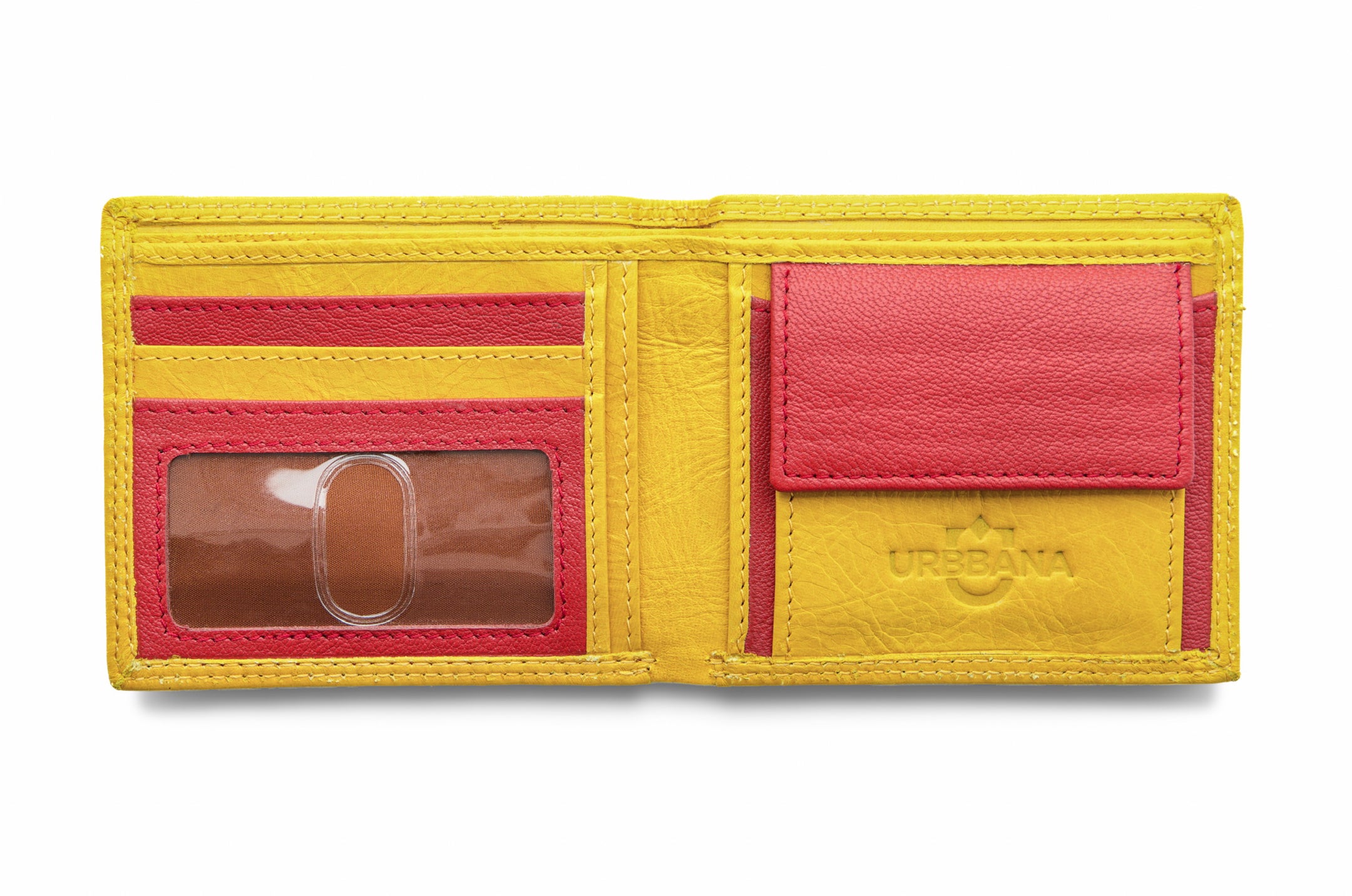 The Sun Seeker Wallet - Yellow and Red - by Urbbana