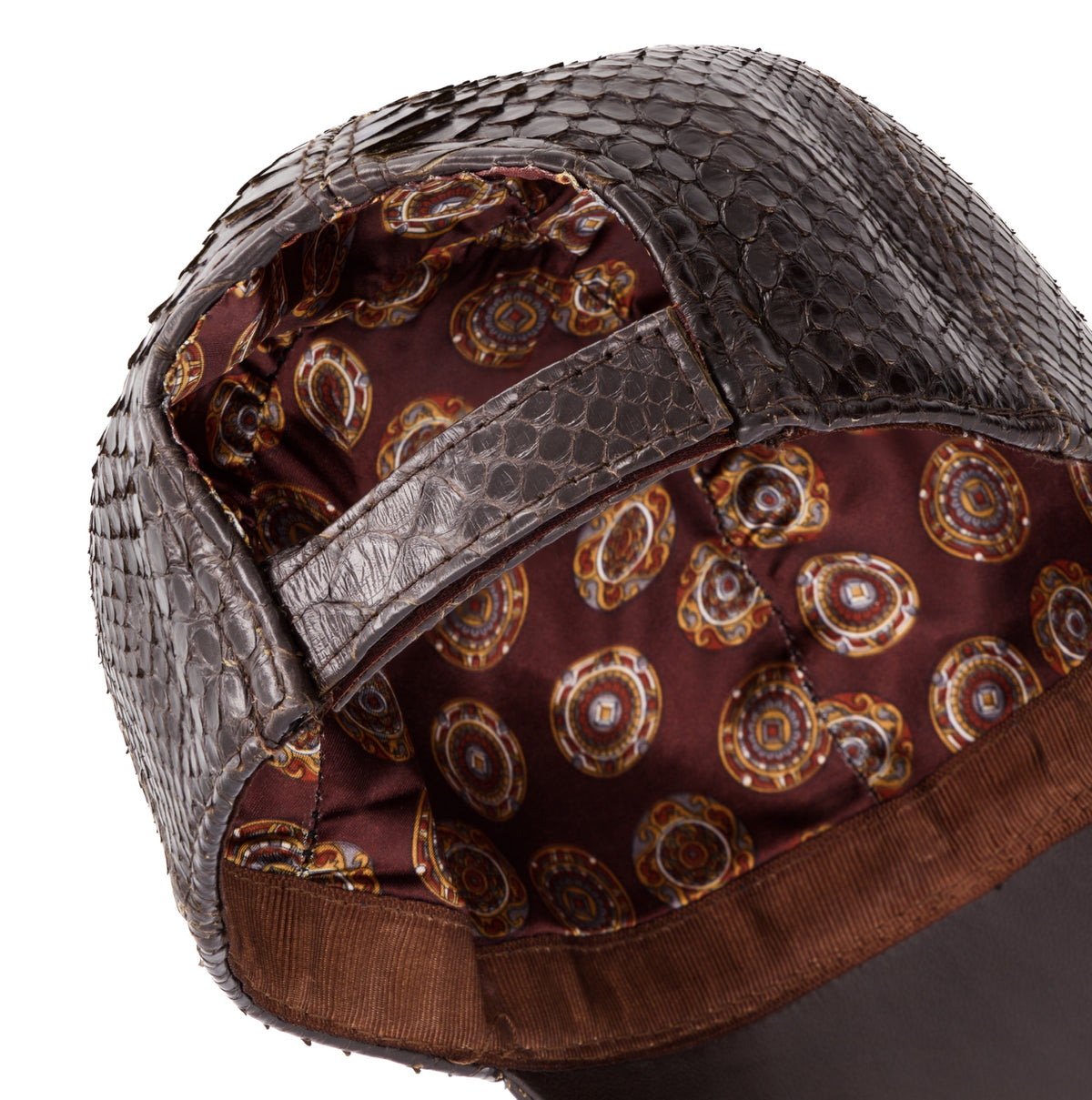 Nuno Python Skin Cap - Brown - by Urbbana