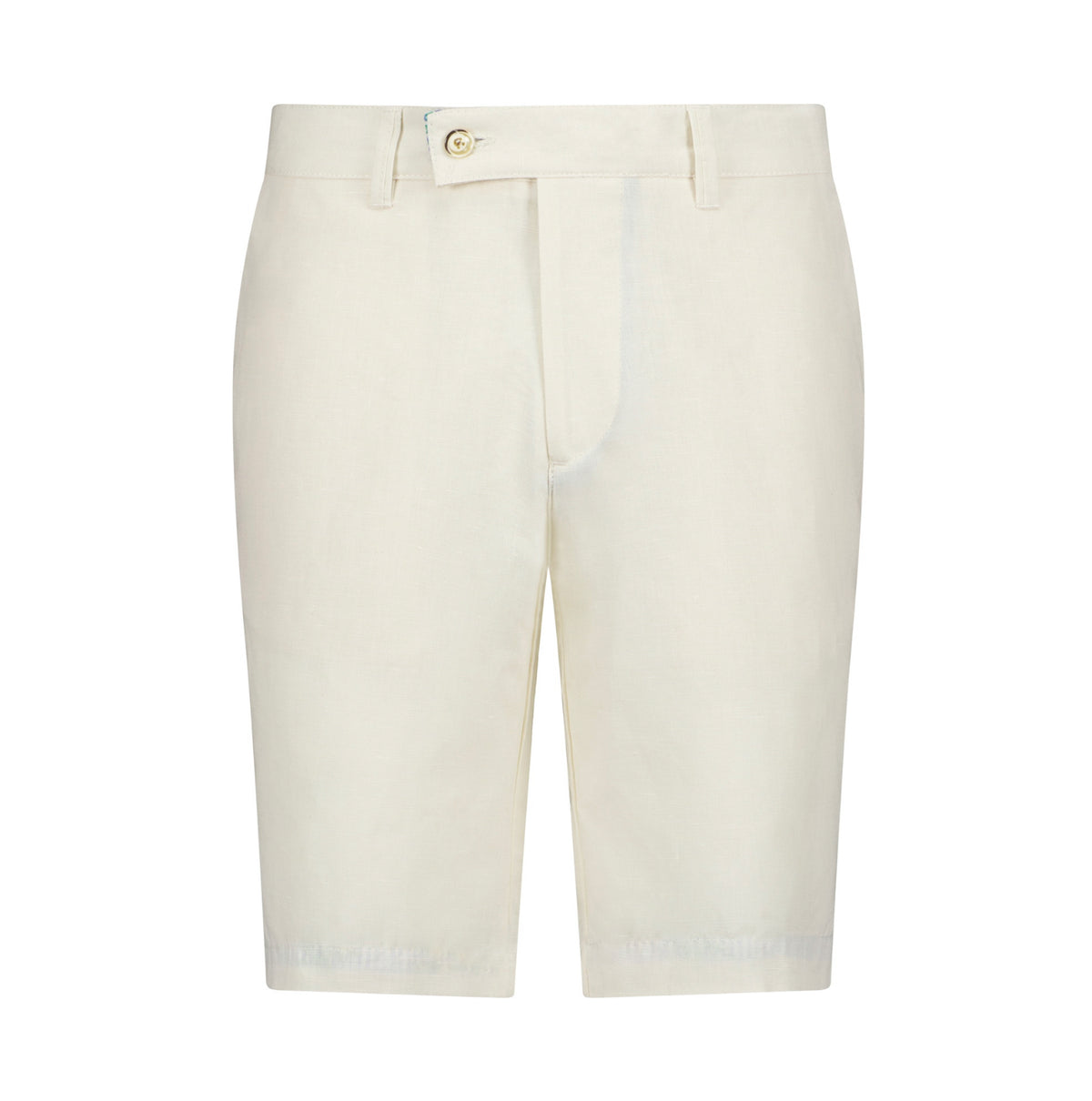The Dante Linen Shorts - White - URBBANA Luxury Handmade Linen Shorts