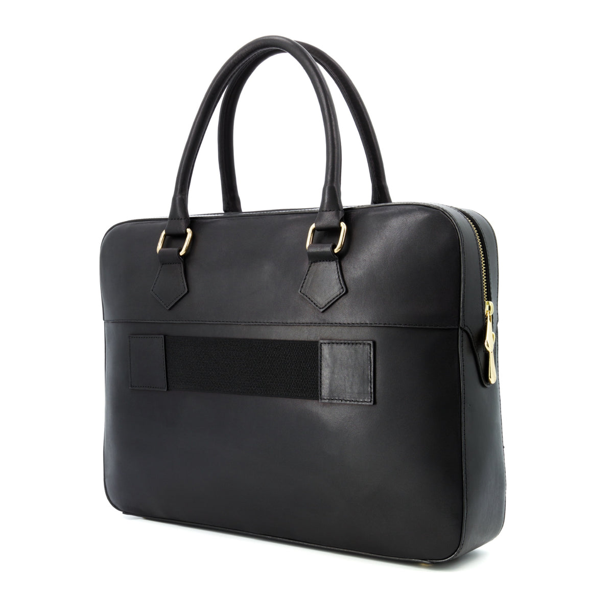 The Zuma Briefcase - Black - Handmade Spanish Luxury Bag